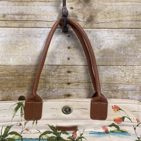 La Cabaña canvas beach tote - Picture 5 of 12